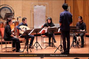 اجرای آنسامبل پرکاشن معاصر و آنسامبل پیرو در فستیوال موسیقی معاصر - اردیبهشت 1395