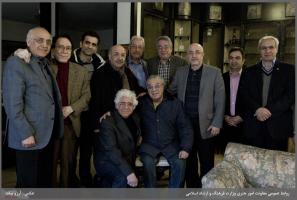 معاون هنری وزیر ارشاد با اکبر گلپایگانی دیدار کرد