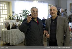 معاون هنری وزیر ارشاد با اکبر گلپایگانی دیدار کرد