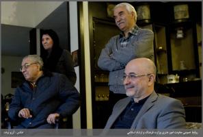 معاون هنری وزیر ارشاد با اکبر گلپایگانی دیدار کرد