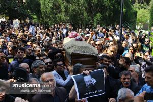 مراسم تشییع پیکر زنده یاد ناصر چشم آذر (16 اردیبهشت 1397)