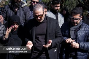 مراسم تشییع و تدفین همسر علیرضا قربانی - بهمن 1402